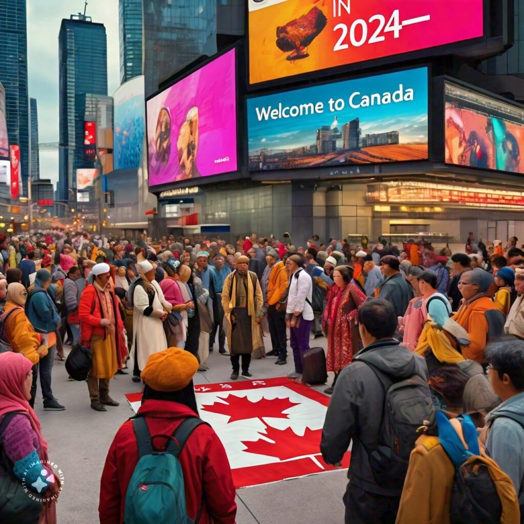 easiest way to move  to Canada in 2024