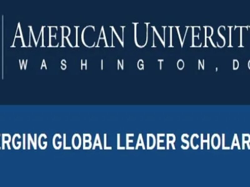 American University Emerging Global Leader Scholarship for Fall 2025