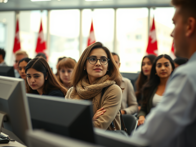 people applying for Canada ETA at embassy