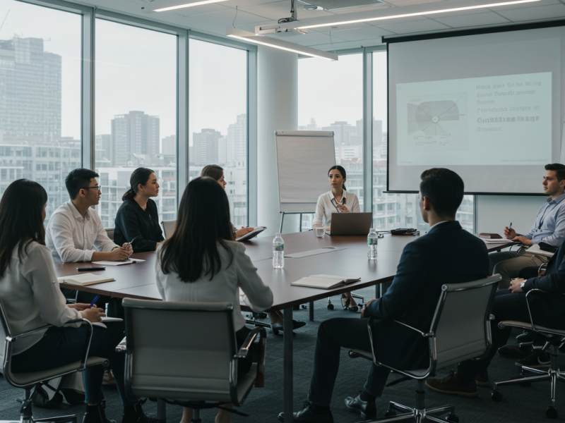 APM Terminals trainees in leadership session