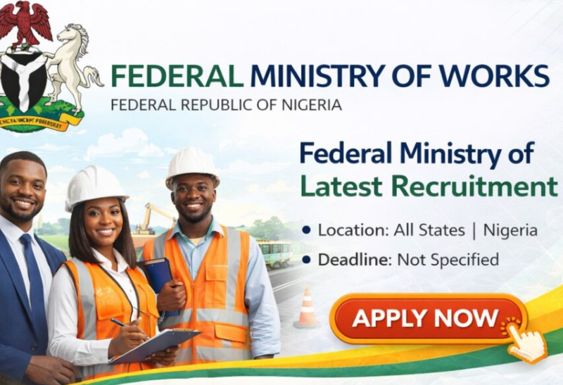 Federal Ministry of Works Recruitment