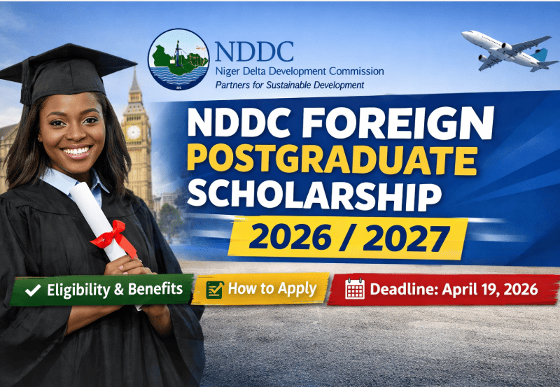 NDDC Foreign Postgraduate Scholarship 20262027
