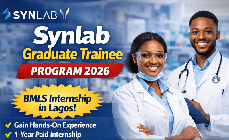 Synlab Graduate Trainee Program 2026 in Nigeria